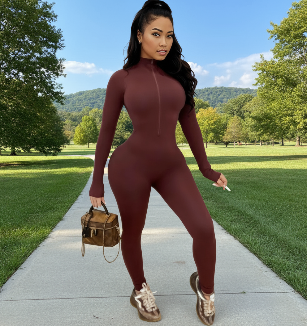 KASH (CHOCOLATE) JUMPSUIT