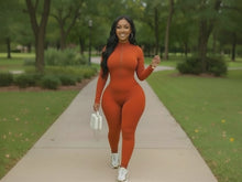 Load and play video in Gallery viewer, KASH (RUST) JUMPSUIT
